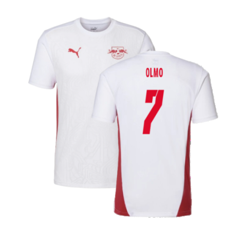 2024-2025 Red Bull Leipzig Training Shirt (White) (Olmo 7)