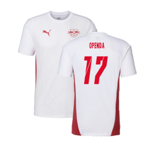 2024-2025 Red Bull Leipzig Training Shirt (White) (Openda 17)