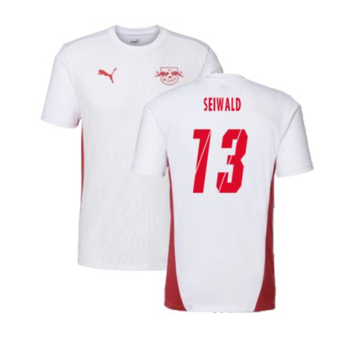 2024-2025 Red Bull Leipzig Training Shirt (White) (Seiwald 13)