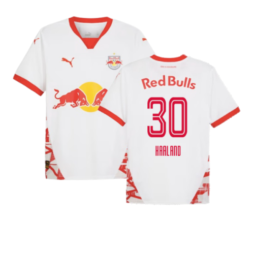 2024-2025 Red Bull Salzburg Home Shirt (Haaland 30)