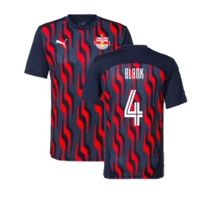 2024-2025 Red Bull Salzburg Pre-Match Shirt (Navy) (Blank 4)