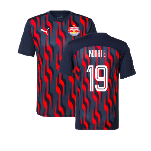 2024-2025 Red Bull Salzburg Pre-Match Shirt (Navy) (Konate 19)