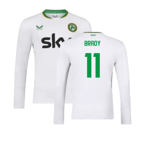 2024-2025 Republic of Ireland Away Long Sleeve Shirt (Brady 11)