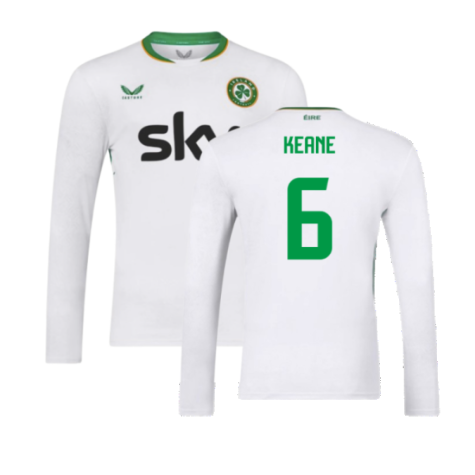 2024-2025 Republic of Ireland Away Long Sleeve Shirt (Keane 6)