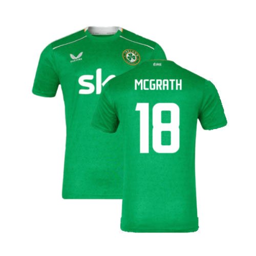 2024-2025 Republic of Ireland Home Shirt (McGrath 18)