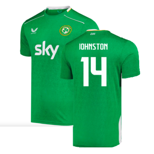 2024-2025 Republic of Ireland Pro Home Shirt (Johnston 14)