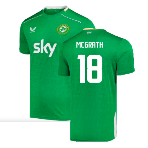 2024-2025 Republic of Ireland Pro Home Shirt (McGrath 18)