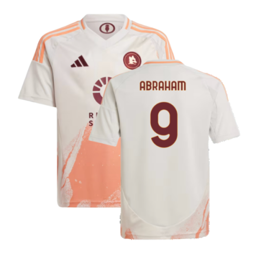 2024-2025 Roma Away Shirt (Kids) (Abraham 9)