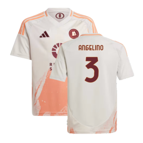 2024-2025 Roma Away Shirt (Kids) (Angelino 3)