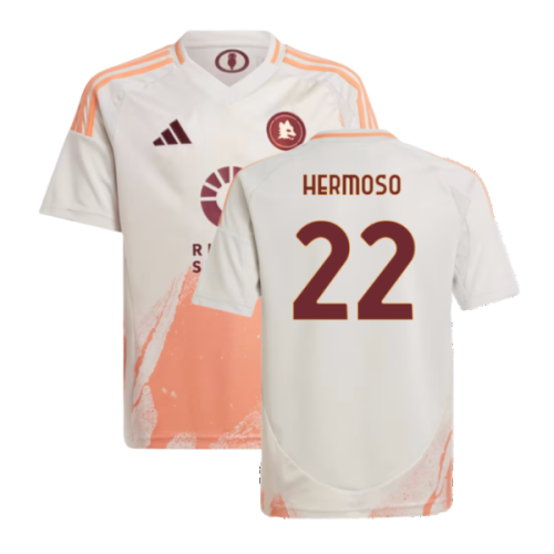 2024-2025 Roma Away Shirt (Kids) (Hermoso 22)