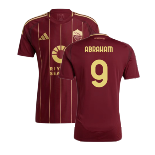 2024-2025 Roma Home Shirt (Abraham 9)