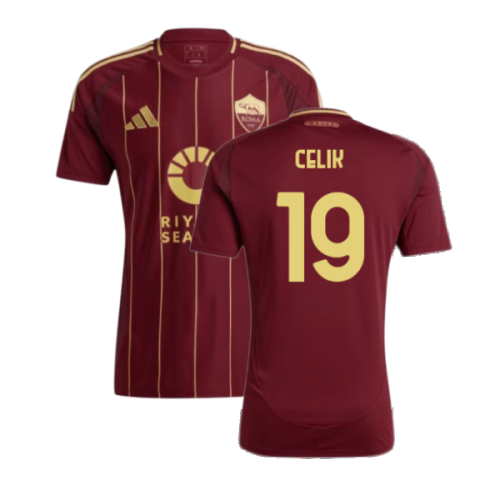 2024-2025 Roma Home Shirt (Celik 19)