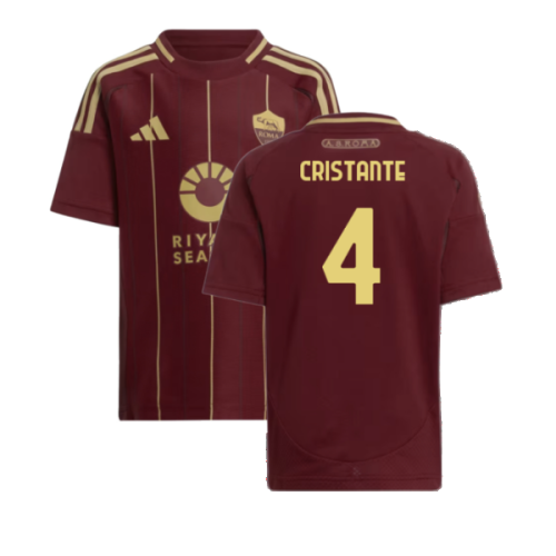 2024-2025 Roma Home Shirt (Kids) (Cristante 4)