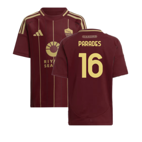 2024-2025 Roma Home Shirt (Kids) (Parades 16)