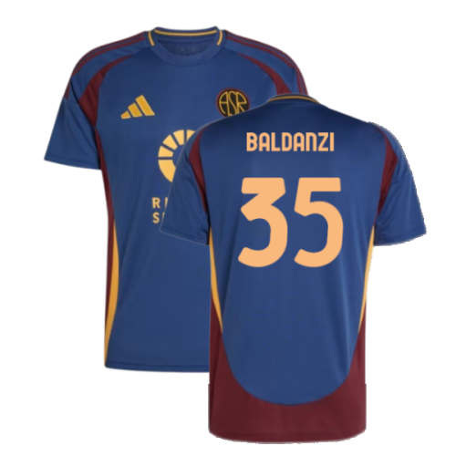 2024-2025 Roma Third Shirt (Baldanzi 35)