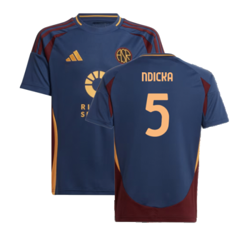 2024-2025 Roma Third Shirt (Kids) (Ndicka 5)