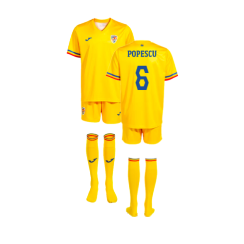 2024-2025 Romania Home Kids Mini Kit (Popescu 6)