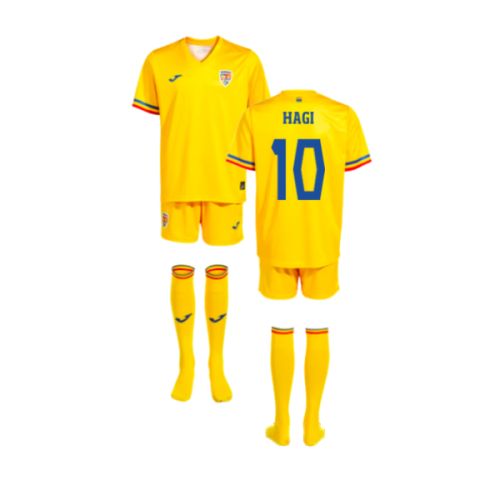 2024-2025 Romania Home Mini Kit (Hagi 10)