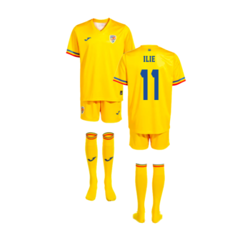 2024-2025 Romania Home Mini Kit (Ilie 11)