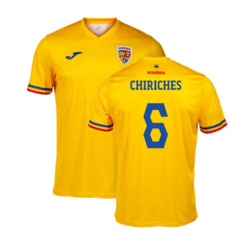 2024-2025 Romania Home Supporters Shirt (Kids) (Chiriches 6)