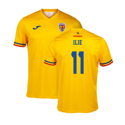 2024-2025 Romania Home Supporters Shirt (Kids) (Ilie 11)