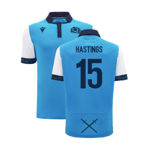 2024-2025 Scotland Rugby Away SS Cotton Shirt (Hastings 15)