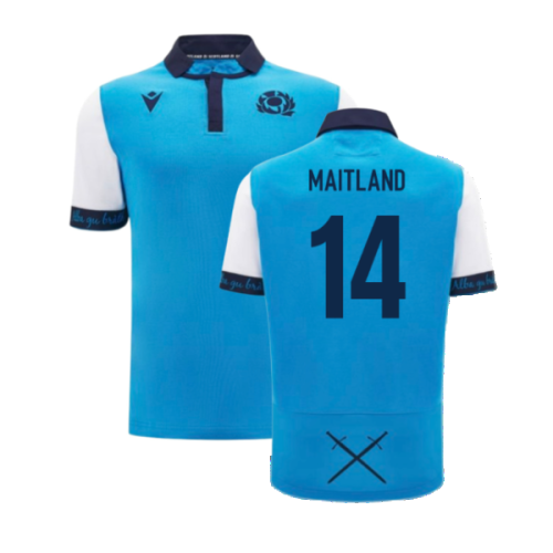 2024-2025 Scotland Rugby Away SS Cotton Shirt (Kids) (Maitland 14)