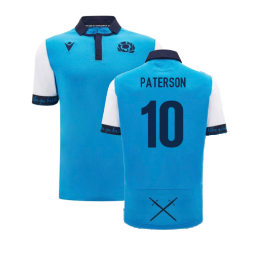 2024-2025 Scotland Rugby Away SS Cotton Shirt (Kids) (Paterson 10)