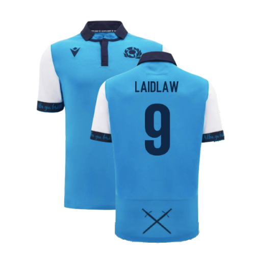 2024-2025 Scotland Rugby Away SS Cotton Shirt (Laidlaw 9)