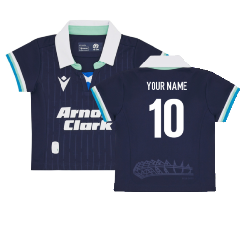 2024-2025 Scotland Rugby Home Baby Shirt (Your Name)