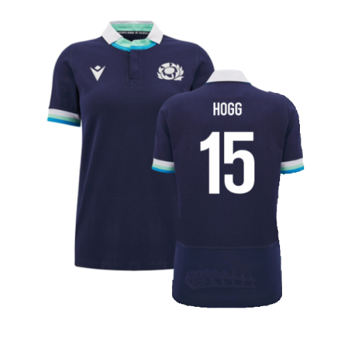 2024-2025 Scotland Rugby Home Cotton Shirt (Womens) (Hogg 15)