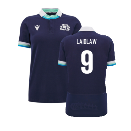 2024-2025 Scotland Rugby Home Cotton Shirt (Womens) (Laidlaw 9)