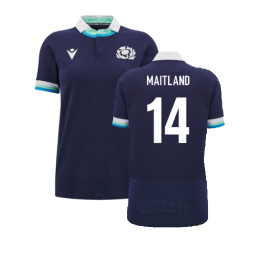 2024-2025 Scotland Rugby Home Cotton Shirt (Womens) (Maitland 14)