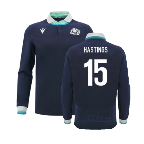 2024-2025 Scotland Rugby Home LS Cotton Shirt (Hastings 15)