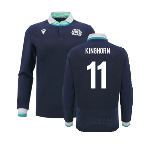 2024-2025 Scotland Rugby Home LS Cotton Shirt (Kinghorn 11)