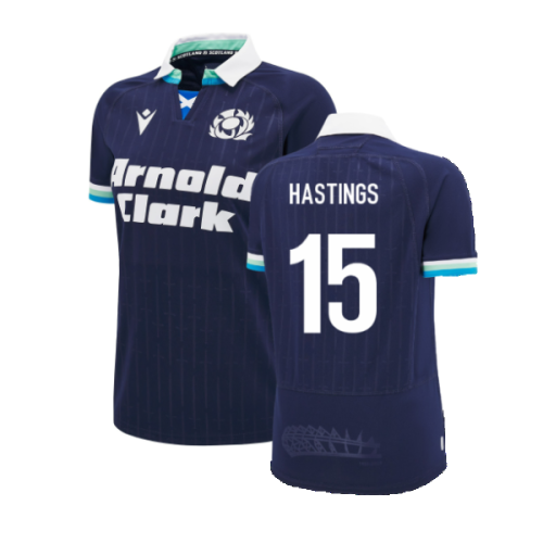 2024-2025 Scotland Rugby Home Poly Replica Shirt (Womens) (Hastings 15)