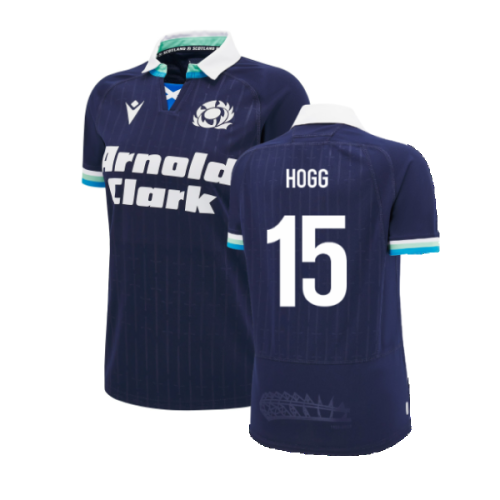 2024-2025 Scotland Rugby Home Poly Replica Shirt (Womens) (Hogg 15)