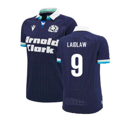 2024-2025 Scotland Rugby Home Poly Replica Shirt (Womens) (Laidlaw 9)