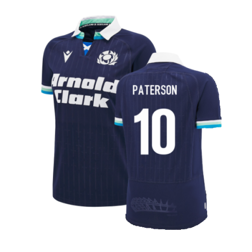 2024-2025 Scotland Rugby Home Poly Replica Shirt (Womens) (Paterson 10)