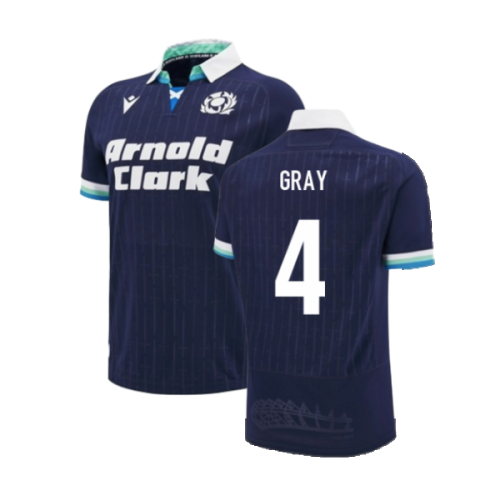 2024-2025 Scotland Rugby Home Replica Shirt (Gray 4)