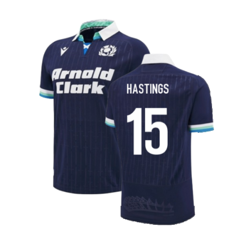 2024-2025 Scotland Rugby Home Replica Shirt (Hastings 15)