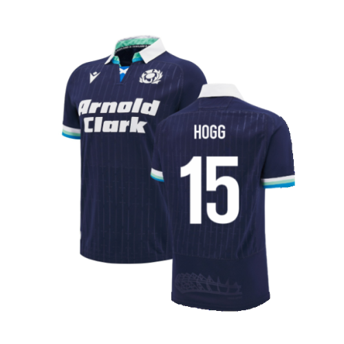 2024-2025 Scotland Rugby Home Replica Shirt (Kids) (Hogg 15)