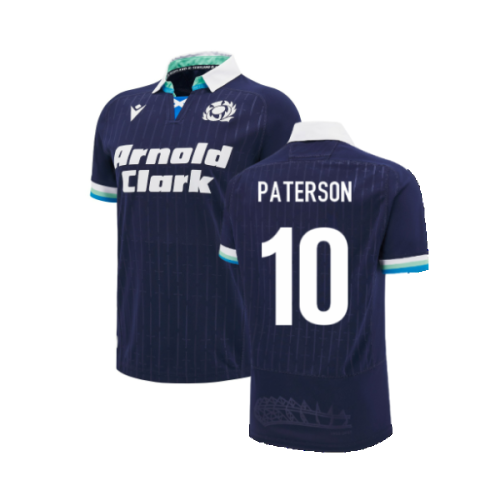 2024-2025 Scotland Rugby Home Replica Shirt (Kids) (Paterson 10)