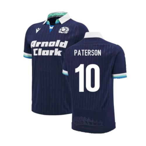 2024-2025 Scotland Rugby Home Replica Shirt (Paterson 10)