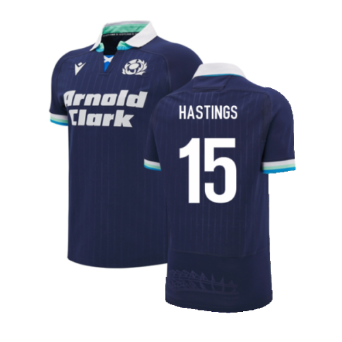 2024-2025 Scotland Rugby Home Slim Fit Shirt (Hastings 15)