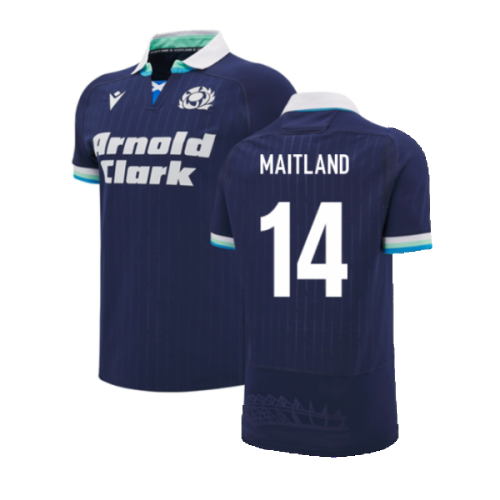 2024-2025 Scotland Rugby Home Slim Fit Shirt (Maitland 14)