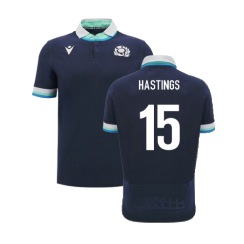 2024-2025 Scotland Rugby Home SS Cotton Shirt (Hastings 15)