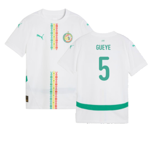 2024-2025 Senegal Home Shirt (Kids) (Gueye 5)