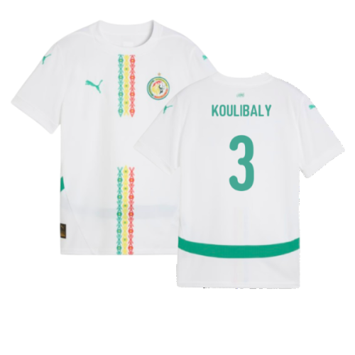 2024-2025 Senegal Home Shirt (Kids) (Koulibaly 3)