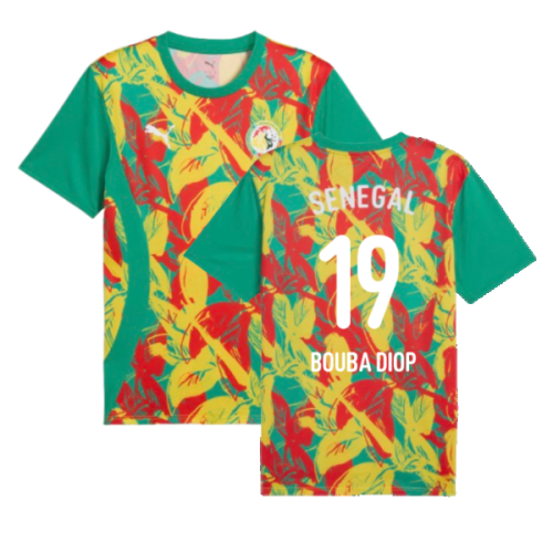 2024-2025 Senegal Prematch SS Jersey (Green) (Bouba Diop 19)